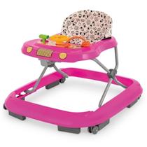 Andador Infantil para Bebê Musical Safari II Tutti Baby 40.002.004 Rosa