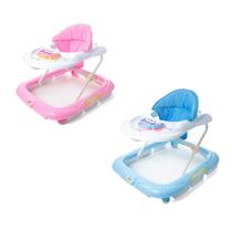 Andador Infantil Pianinho Rosa Azul Baby Style