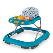 Andador Infantil Safari II Azul Até 12kg Compacto, Seguro e Fácil de Limpar