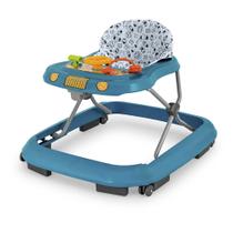 Andador Infantil Safari II com Bandeja de Brinquedos Tutti Baby Azul