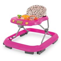 Andador Infantil Safari II Rosa Ideal Para Crianças Até 12kg