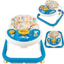 Andador Infantil Sonoro Musical Bebê Softway Azul Menino Styll Baby
