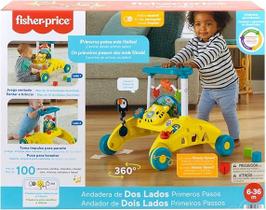 Andador Infantil Tigre Mattel Fisher-Price Primeiros Passos de Empurrar Andador Infantil Tigre Mattel Fisher-Price Primeiros Passos de Empurrar