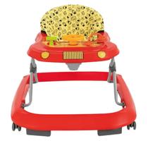 Andador Infantil Vermelho Tutti Baby Safari II Musical