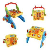 Andador Mesinha Didática 4 Em 1 Infantil Educativo Musical