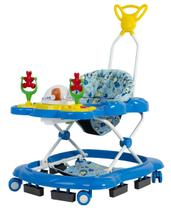 Andador musical megaluxo infantil azul jumbobaby