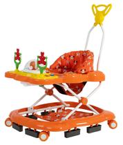 Andador musical megaluxo infantil laranja jumbobaby