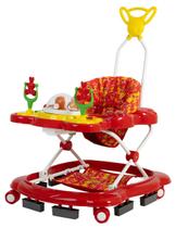 Andador musical megaluxo infantil vermelho jumbobaby Andador musical megaluxo infantil vermelho jumbobaby