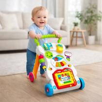 Andador Musical Multmaxx Didático 6 Meses+ com 8 Brinquedos Educativos INMETRO