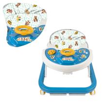 Andador Musical Para Bebê Styll Baby Azul Soft Way Guara