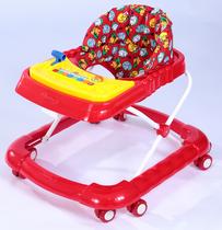 Andador musical superluxo infantil vermelho jumbobaby