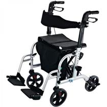 Andador ortopédico assento Cadeira de rodas 2x1 - Mobil saúde Andador ortopédico assento Cadeira de rodas 2x1 - Mobil saúde
