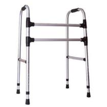Andador para Adulto / Idoso 2 Barras Fixo em Alumínio Natural- Dobrável da Sequencial