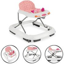 Andador para bebê brinquedo infantil Carrinho Rosa Baby