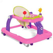 Andador Primeiros Passos Move Baby Rosa Menina Tateti Andador Primeiros Passos Move Baby Rosa Menina Tateti