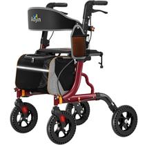 Andador Rollator Aojin Dobrável 20kg Rodas de 20cm Assento Andador Rollator Aojin Dobrável 20kg Rodas de 20cm Assento