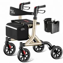 Andador Rollator WALK MATE com Rodas de 8" e Assento Dobrável Andador Rollator WALK MATE com Rodas de 8" e Assento Dobrável