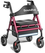 Andador Soundfuse com Assento e Rodas 8" para Todos os Terrenos Andador Soundfuse com Assento e Rodas 8" para Todos os Terrenos