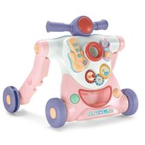 Andador Triciclo E Patinete Infantil Meu Robô Rosa Maxibaby