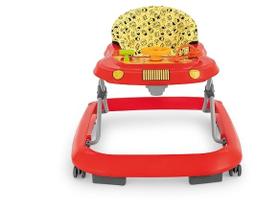 ANDADOR TUTTI BABY SAFARI VERMELHO - Para Bebês até 12kg