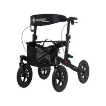 Andador walker explorer suporte peso 150kg freedom m preto