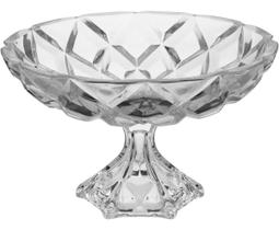 ANDRES VASO DECORATIVO CENTRO MESA 20x32x32cm CRISTAL ECO TRANSPARENTEARENTE COM PÉ ANDRES VASO DECORATIVO CENTRO MESA 20x32x32cm CRISTAL ECO TRANSPARENTEARENTE COM PÉ