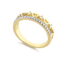 Ane Delicado Dois Filetes Com Corações E Pedras De Zircônias