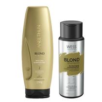 Aneethun Blond Mask Iluminadora 250g+Wess Blond Shampoo 250ml