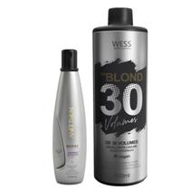 Aneethun Blond Sh. Matizante 300ml +Wess OX 30 Vol. 900ml