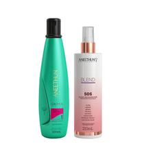 Aneethun Cachos System Kit Shampoo Low Poo e Blend SOS Fluído Reconstrutor 210ml