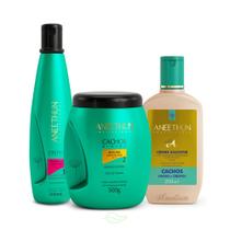 Aneethun Cachos System Shampoo, Máscara e Creme de Silicone Aneethun Cachos System Shampoo, Máscara e Creme de Silicone