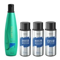 Aneethun Cond. Cachos System300ml + Wess Kit Nano Sel. 250ml