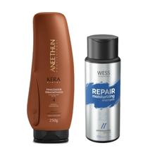 Aneethun Finalizador KeraSystem250g+Wess Shampoo Repair250ml Aneethun Finalizador KeraSystem250g+Wess Shampoo Repair250ml