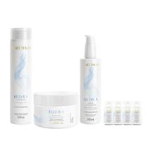 Aneethun Hidra Shampoo, Máscara e Balm Finalizador 4 Recover