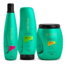 Aneethun Kit Cachos System (Sh 230ml + Máscara 500g + Finalizador Ondas e Cachos 250g)