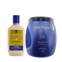 Aneethun Kit Linha A Creme de Brilho 250ml + Máscara 1kg