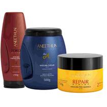 Aneethun Kit Mascara Linha A + Mascara Repair System + Mascara Force System Aneethun Kit Mascara Linha A + Mascara Repair System + Mascara Force System