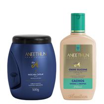 Aneethun Linha A Kit Máscara Capilar e Creme de Silicone Cachos 250ml Aneethun Linha A Kit Máscara Capilar e Creme de Silicone Cachos 250ml