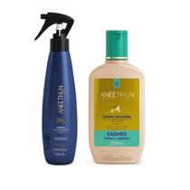 Aneethun Linha A - Kit Spray Multifuncional 150 ml + Creme Silicone Cachos 250 ml Aneethun Linha A - Kit Spray Multifuncional 150 ml + Creme Silicone Cachos 250 ml