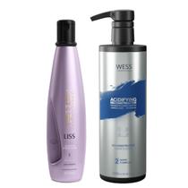 Aneethun Liss System Shampoo 300ml+Wess Nano Passo 2 -500ml
