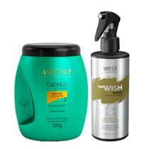 Aneethun Máscara Cachos System 500g+Wess We Wish Blond260ml