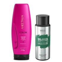 Aneethun Máscara Color System250g +Wess Balance Cond.250ml