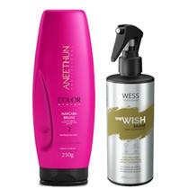 Aneethun Máscara Color System250g +Wess We Wish Blond 260ml