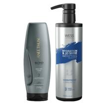 Aneethun Mask Cinza BlondSystem250g+Wess Nano Passo 3 -500ml