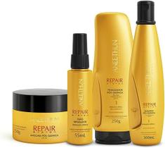 Aneethun Repair System Pós Quimica Reparação KIt-Shampoo/finalizador/máscara/oleo Aneethun Repair System Pós Quimica Reparação KIt-Shampoo/finalizador/máscara/oleo