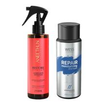 Aneethun Restore Acidificante 210ml+Wess Shampoo Repair250ml - ANEETHUN/WESS