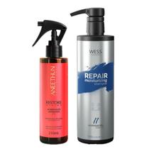 Aneethun Restore Acidificante 210ml+Wess Shampoo Repair500ml - ANEETHUN/WESS