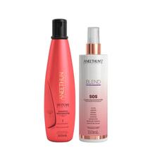 Aneethun Restore System Kit Shampoo e Blend SOS Fluído Reconstrutor 210ml Aneethun Restore System Kit Shampoo e Blend SOS Fluído Reconstrutor 210ml