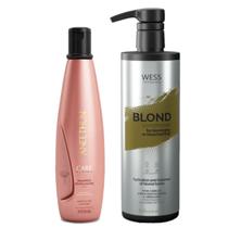 Aneethun Shampoo Care System 300ml+Wess Blond Cond. 500ml
