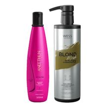 Aneethun Shampoo Color System300ml+Wess Blond Mask 500ml